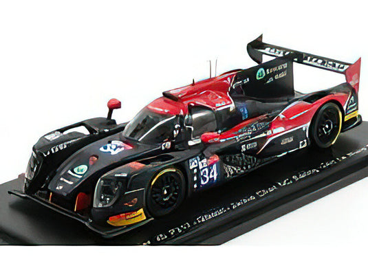 LIGIER JS P217 GIBSON TEAM JACKIE CHAN DC RACING N 34 24h LE MANS 2018 R.TAYLOR - C.LEDOGAR - D.HEINEMEIER HANSSON - RED BLACK  /SPARK  1/43 ミニカー
