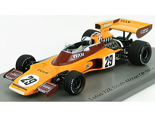 LOTUS F1 72E N 29 SOUTH AFRICA GP 1974 J.SCHECKTER - YELLOW BLACK  /SPARK  1/43 ミニカー