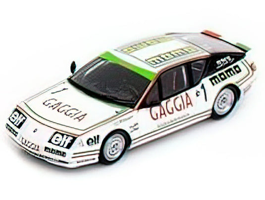 【予約】8月以降発売予定RENAULT - ALPINE V6 TURBO N 1 EUROPA CUP CHAMPION 1985 O.LARRAURI - WHITE /SPARK 1/43 ミニカー