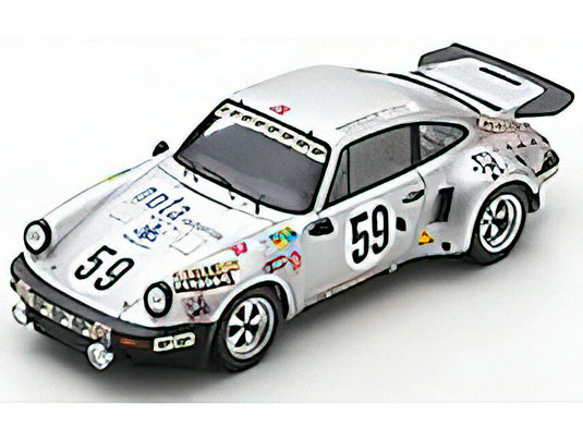【予約】12月以降発売予定PORSCHE - 911 CARRERA RSR TEAM P.MAUROY N 59 24h LE MANS 1974 P.MAUROY - A.C.VERNEY - M.RENIER - SILVER BLACK /Spark 1/43 ミニカー