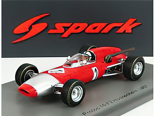 PROTOS F2 16 N 1 HOCKENHEIM 1967 P.RODRIGUEZ - RED SILVER  /SPARK  1/43 ミニカー