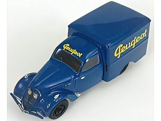 【予約】12月以降発売予定PEUGEOT - 202U VAN PEUGEOT SERVICE 1948 - BLUE YELLOW /Spark 1/43 ミニカー