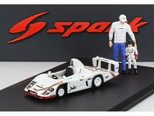 PORSCHEポルシェ PEDAL CAR - TYPE 935 936/81 N 11 WINNER 24h LE MANS 1981 - LITTLE BIG MANS - WITH FIGURES - WHITE /Sparkスパーク 1/43ミニカー