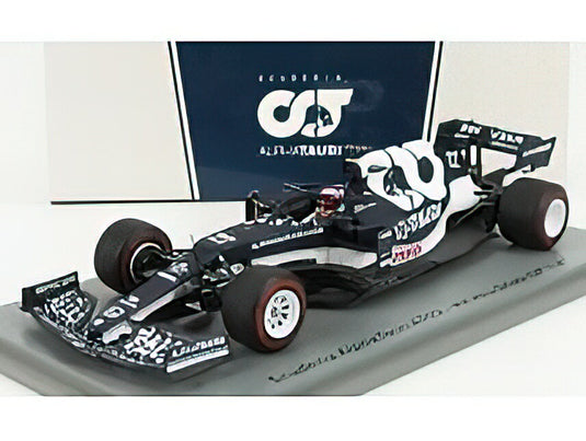 ALPHA TAURI - F1 AT02 HONDA RA620H TEAM ALPHA TAURI N 22 4th ABU DHABI GP 2021 YUKI TSUNODA - WHITE BLUE  /SPARK  1/43 ミニカー
