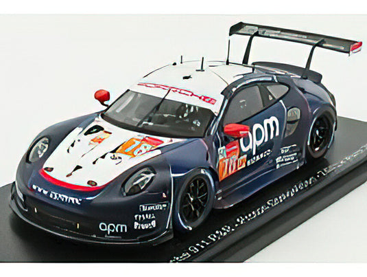 PORSCHEポルシェ 911 991 RSR 4.0L FLAT-6 TEAM PROTON COMPETITION N 78 24h LE MANS 2019 L.PRETTE - P.PRETTE - V.ABRIL - MATT BLUE BLACK  /SPARK  1/43 ミニカー