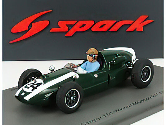 COOPER - F1 T51 CLIMAX TEAM COOPER CAR COMPANY N 24 WINNER MONACO GP JACK BRABHAM 1959 WORLD CHAMPION - GREEN WHITE  /SPARK  1/43 ミニカー