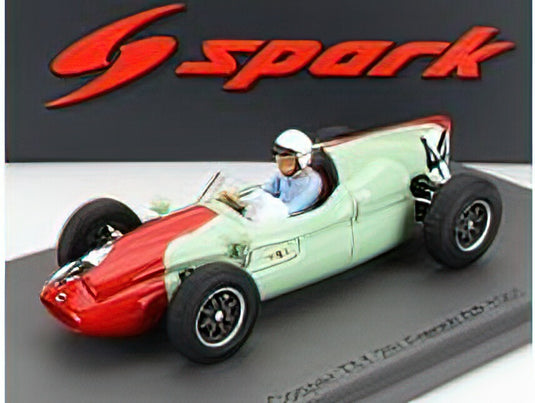 COOPER - F1 T51 N 44 2nd FRANCE GP 1960 O.GENDEBIEN - LIGHT GREEN RED /SPARK 1/43 ミニカー