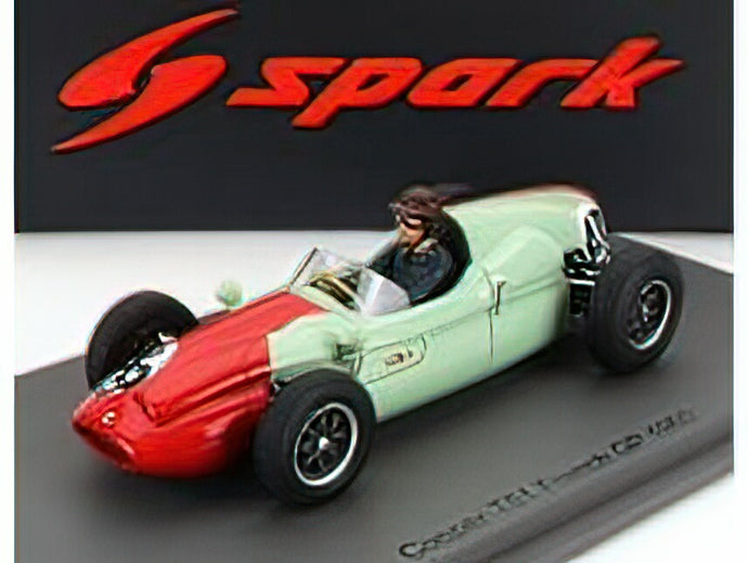 COOPER - F1 T51 N 48 FRANCE GP 1960 B.HALFORD - RED LIGHT GREEN /SPARK 1/43 ミニカー