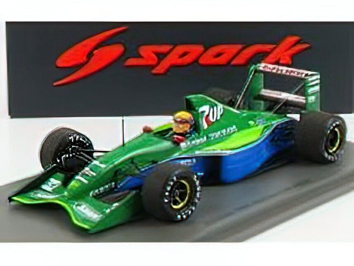 JORDAN - F1 191 TEAM 7UP N 32 ITALY GP 1991 R.MORENO - GREEN BLUE /Sparkスパーク 1/43 ミニカー