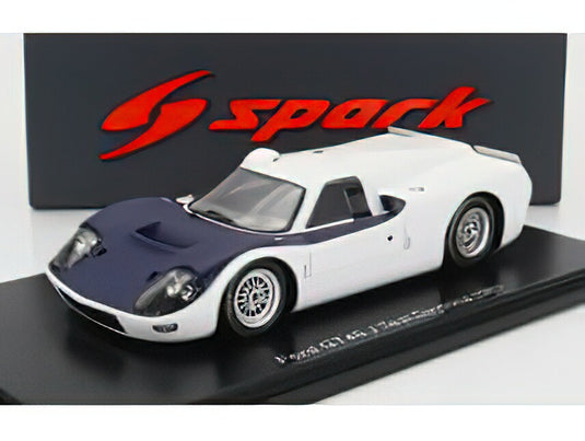 FORD USA - GT40 N 0 J TEST DAY DAYTONA 1967 B.MCLAREN - WHITE BLUE /Sparkスパーク 1/43 ミニカー