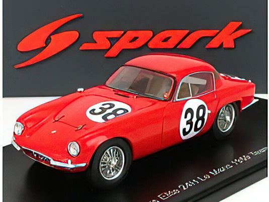 LOTUS ELITE COVENTRY CLIMAX TEAM EQUIPE LOS AMIGOS N 38 24h LE MANS 1959 J.C.VIDILLES - J.F.MALLE - RED  /SPARK  1/43 ミニカー