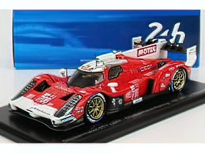 SCG - 007 LMH 3.5L V8 TURBO TEAM GLICKENHAUS RACING N 708 4th 24h LE MANS 2021 L.F.DERANI - F.MAILLEUX - O.PLA - RED WHITE /Sparkスパーク 1/43 ミニカー