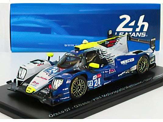 ORECA - GIBSON 07 GK428 4.2L V8 TEAM PR1 MOTORSPORTS MATHIASEN N 24 24h LE MANS 2021 P.KELLY - G.AUBRY - S.TRUMMER - WHITE BLUE  /SPARK  1/43 ミニカー
