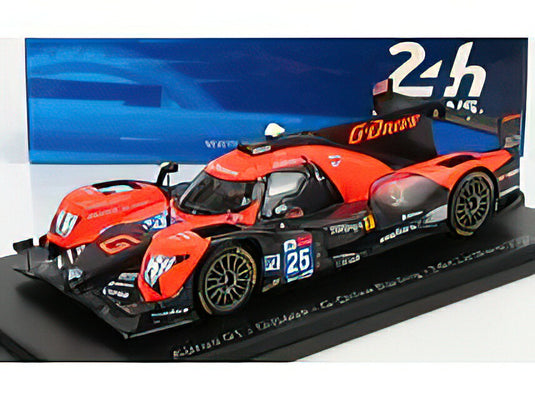 AURUS 01 - GIBSON 07 GK428 4.2L V8 TEAM G-DRIVE RACING N 25 24h LE MANS 2021 R.ANDRADE - J.FALB - R.MERHI - ORANGE BLACK  /SPARK  1/43 ミニカー