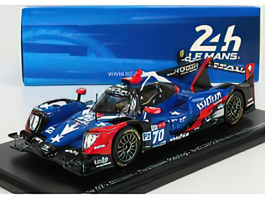 ORECA - GIBSON 07 GK428 4.2L V8 TEAM REALTIME RACING N 70 3rd LMP2 PRO AM CLASS 24h LE MANS 2021 L.DUVAL - E.GARCIA - N.NATO - BLUE RED  /SPARK  1/43 ミニカー