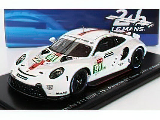 PORSCHEポルシェ 911 991-2 RSR-19 4.2L TEAM PORSCHE GT N 91 24h LE MANS 2021 G.BRUNI - R.LIETZ - F.MAKOWIECKI - WHITE GREY RED /Sparkスパーク 1/43ミニカー