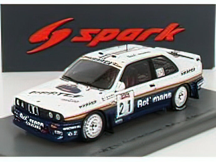 BMW - 3-SERIES (E30) N 21 RALLY TOUR DE CORSE 1989 P.BERNARDINI - J.BERNARDINI - WHITE BLUE /Sparkスパーク 1/43 ミニカー