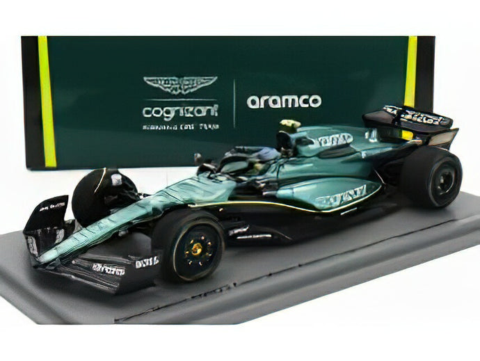 ASTON MARTIN - F1 AMR23 TEAM ARAMCO COGNIZANT N 14 2nd MONACO GP 2023 FERNANDO ALONSO - GREEN /スパーク 1/43 ミニカー