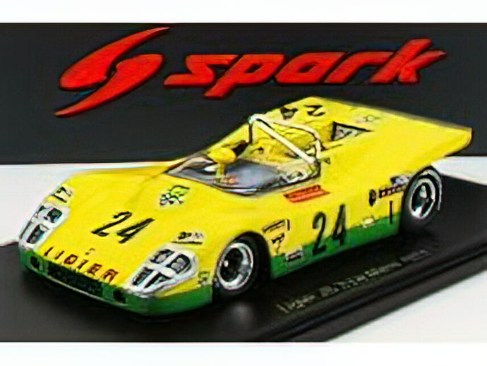 LIGIER - JS3 3.0L V8 TEAM AUTOMOBILES LIGIER N 24 24h LE MANS 1971 G.LIGIER - P.DEPAILLER - YELLOW GREEN /Sparkスパーク 1/43 ミニカー