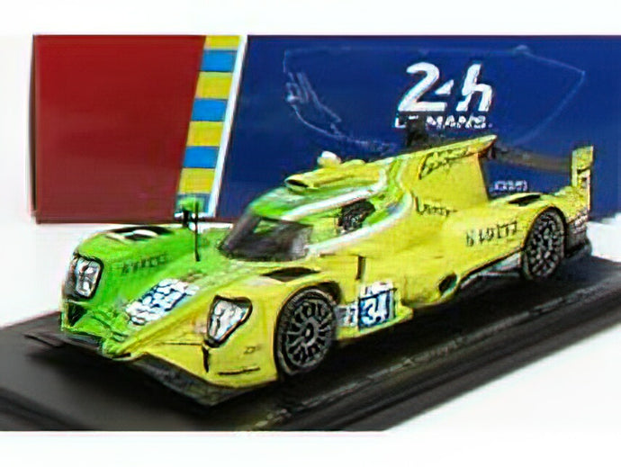 ORECA - GIBSON 07 GK428 4.2L V8 TEAM INTER EUROPOL COMPETITION N 34 24h LE MANS 2022 J.SMIECHOWSKI - A.BRUNDLE - E.GUTIERREZ - LIGHT GREEN YELLOW /Sparkスパーク 1/43 ミニカー
