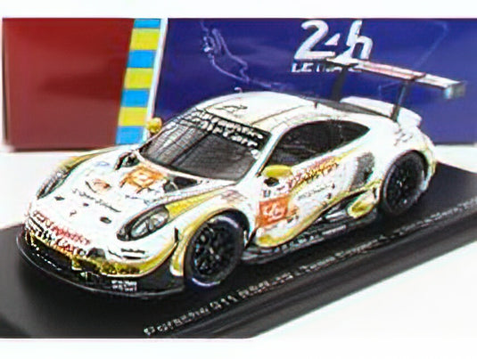 PORSCHEポルシェ 911 991 RSR-19 4.2L TEAM PROJECT-1 N 46 24h LE MANS 2022 M.CAIROLI - M.PEDERSEN - N.LEUTWILER - WHITE /Sparkスパーク 1/43 ミニカー