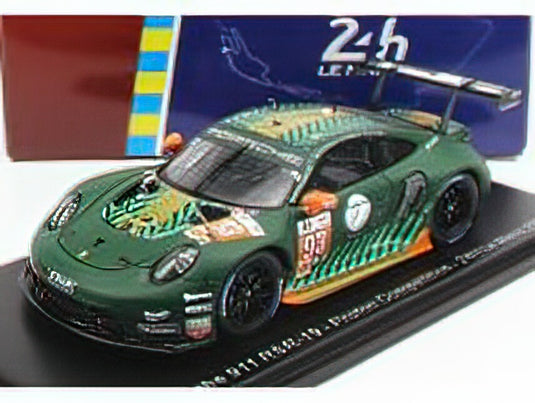 PORSCHEポルシェ 911 991 RSR-19 4.2L TEAM PROTON COMPETITION N 93 24h LE MANS 2022 M.FASSBENDER - M.CAMPBELL - Z.ROBICHON - GREEN BLACK /Sparkスパーク 1/43 ミニカー