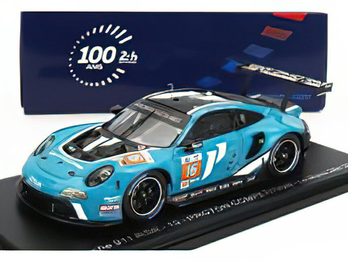 PORSCHE - 911 991-2 RSR-19 4.2L TEAM PROTON COMPETITION N 16 24h LE MANS 2023 R.HARDWICK - J.HEYLEN - Z.ROBICHON - LIGHT BLUE /スパーク 1/43 ミニカー