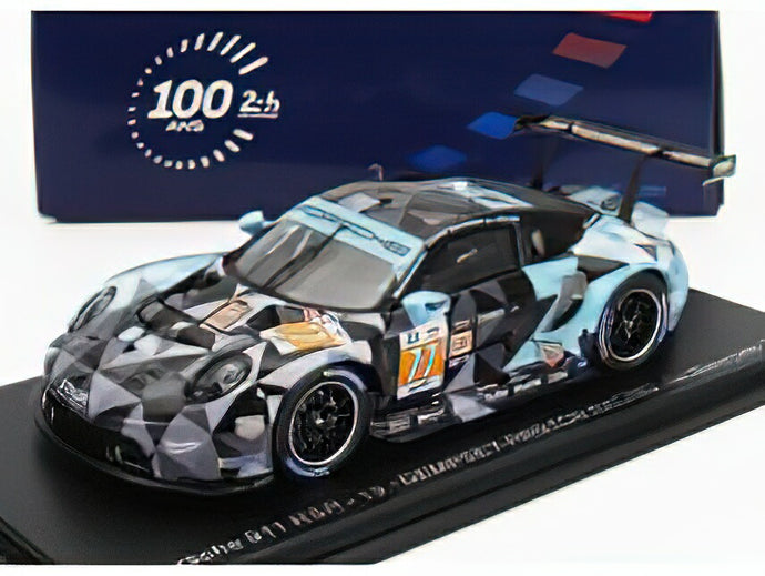 PORSCHE - 911 991-2 RSR-19 4.2L TEAM DEMPSEY PROTON RACING N 77 24h LE MANS 2023 J.ANDLAUER - C.RIED - M.O.PEDERSEN - BLUE BLACK /スパーク 1/43 ミニカー