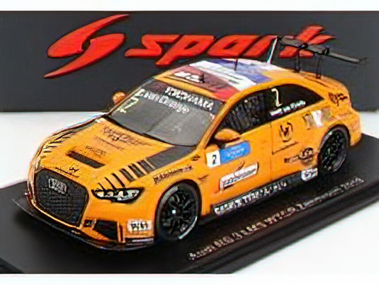 AUDI - A3 RS3 LMS N 2 WTCR ZANDVOORT 2018 PRINCE BERNHARD VAN ORANJE - ORANGE /SPARK 1/43 ミニカー