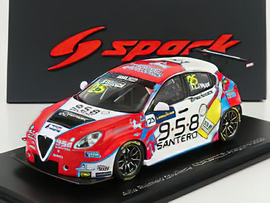 ALFA ROMEOアルファロメオ GIULIETTA TCR TEAM MULSANNE N 35 9th WTCR ARAGON II 2020 L.FILIPPI - RED WHITE /Sparkスパーク 1/43 ミニカー