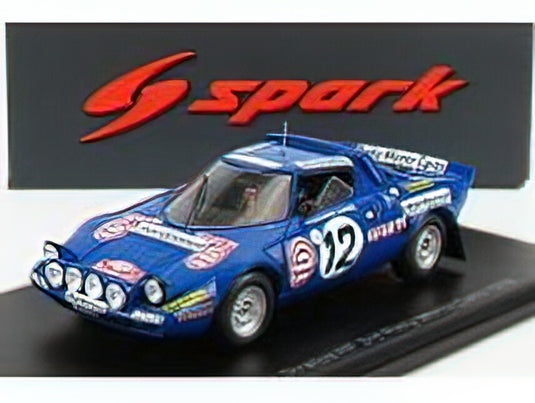 LANCIA - STRATOS HF N 12 3rd RALLY MONTECARLO 1976 B.DARNICHE - A.MAHE - BLUE /Sparkスパーク 1/43 ミニカー