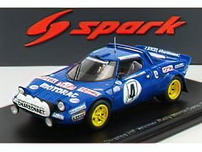 LANCIA - STRATOS HF N 4 WINNER RALLY MONTECARLO 1979 B.DARNICHE - A.MAHE - BLUE /Sparkスパーク 1/43 ミニカー