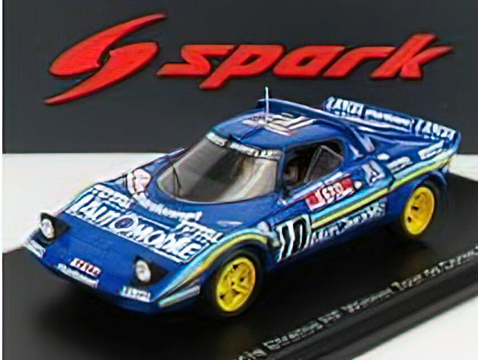 LANCIA - STRATOS HF N 10 WINNER RALLY TOUR DE CORSE 1981 B.DARNICHE - A.MAHE - LIGHT BLUE /Sparkスパーク 1/43 ミニカー