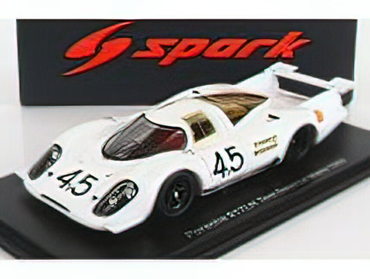 PORSCHEポルシェ917LH 4.5L N 45 TEST 24h LE MANS 1969 - WHITE /SPARK 1/43 ミニカー