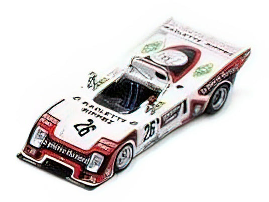 【予約】CHEVRON - B36 1996cc S4 TEAM SOCIETE RACING N 26 6th 24h LE MANS 1977 M.PIGNARD - A.DUFRENE - J.HENRY - WHITE RED /SPARK 1/43 ミニカー