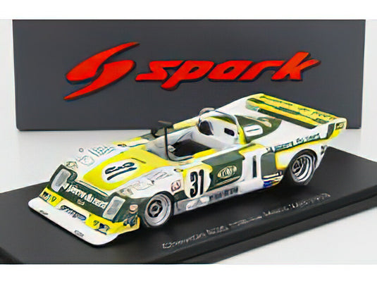 CHEVRON - B36 2.0L S4 TEAM SOCIETE RACING N 31 24h LE MANS 1978 M.PIGNARD - L.ROUSSIAUD - L.FERRIER - YELLOW WHITE BLACK /スパーク 1/43 ミニカー