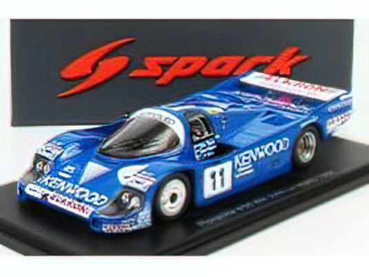 PORSCHEポルシェ 956B 2.6L TURBO TEAM PORSCHE KREMER RACING N 11 24h LE MANS 1984A.JONES - V.SCHUPPAN - J.P.JARIER - BLUE /Sparkスパーク 1/43 ミニカー