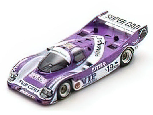 【予約】8月以降発売予定PORSCHEポルシェ962C 3.0L TEAM DAVEY N 19 24h LE MANS 1990 M.COHEN OLIVAR - T.LEE DAVEY - K.IKETANI - PURPLE WHITE /SPARK 1/43 ミニカー