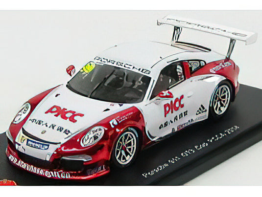 PORSCHEポルシェ 911 991 TEAM PICC N 99 GT3 CUP PCCA 2014 A.IMPERATORI - FLUO RED WHITE  /SPARK  1/43 ミニカー