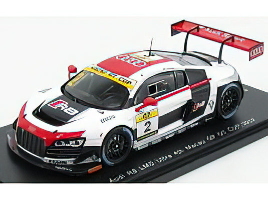 AUDIアウディ R8 LMS ULTRA N 2 GT CUP MACAU GP 2014 L.VANTHOOR - WHITE RED BLACK  /SPARK  1/43 ミニカー