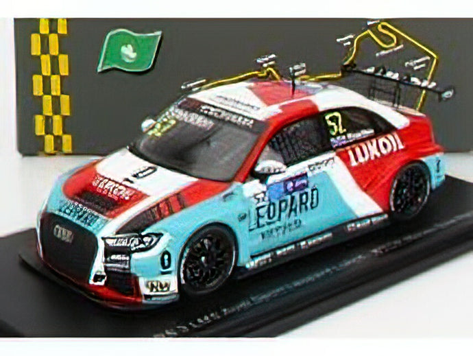AUDI - RS3 LMS TEAM AUDI SPORT LEOPARD LUKPIL WTCR N 52 MACAU GUIA RACE 2018 G.SHEDDEN - LIGHT BLUE RED /Sparkスパーク 1/43ミニカー
