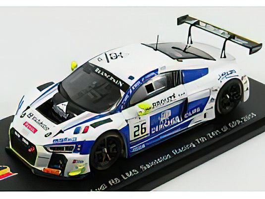 AUDIアウディ R8 LMS TEAM SAINTELOC RACING N 26 24h SPA 2016 G.GUILVERT - M.PARISY - C.HAASE - WHITE BLUE  /SPARK  1/43 ミニカー