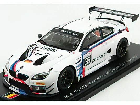 BMW 6-SERIES M6 GT3 TEAM WALKENHORST MOTORSPORT N 35 24h SPA 2017 M.HENKOLA - N.MENZEL - C.KROGNES - M.PALTTALA - WHITE  /SPARK  1/43 ミニカー