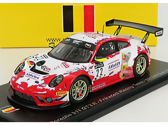 PORSCHEポルシェ 911 991-2 GT3 TEAM FRIKADELLI RACING N 22 24h SPA 2020 J.BERGMEISTER - F.MAKOWIECKI - D.OLSEN - WHITE RED  /SPARK  1/43 ミニカー