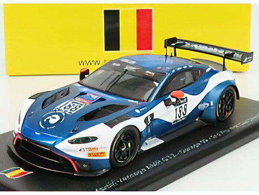 ASTON MARTINアルファロメオ VANTAGE AMR GT3 TEAM GARAGE-59 N 188 3rd PRO-AM CUP CLASS 24h SPA 2020 A.WEST - C.GOODWIN - J.ADAM - M.MARTIN - BLUE WHITE  /SPARK  1/43 ミニカー
