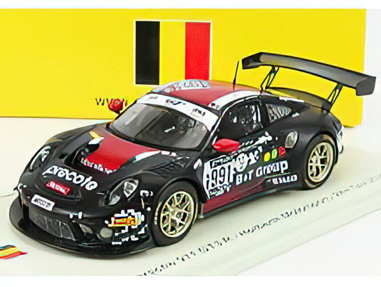 PORSCHEポルシェ 911 991-2 GT3 TEAM HERBERTH MOTORSPORT N 991 24h SPA 2020 D.ALLEMANN - R.BOHN - R.RENAUER - A.RENAUER - BLACK RED  /SPARK  1/43 ミニカー