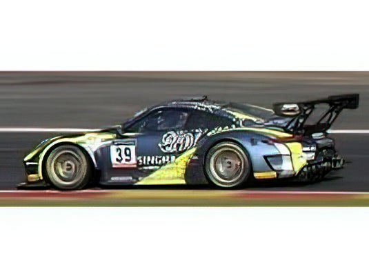 【予約】8月以降発売予定PORSCHEポルシェ911 991-2 GT3 R TEAM SINGHA RACING N 39 3rd PRO-AM CUP CLASS 24h SPA 2022 P.BHIROMBHAKDI - C.HAMON - T.SATHIENTHIRAKUL - E.BAMBER - BLUE MET YELLOW /SPARK 1/43 ミニカー