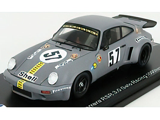 PORSCHEポルシェ 911 CARRERA RSR 3.0 TEAM GELO RACING N 57 1000km LE CASTELLET 1974 T.SCHENKER - R.STOMMELEN - MATT GREY  /SPARK  1/43 ミニカー