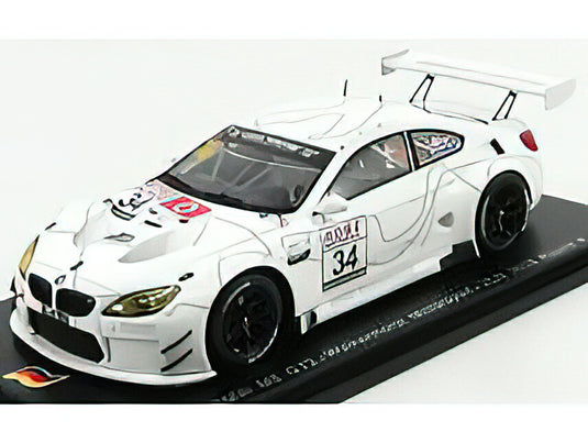 BMW 6-SERIES M6 GT3 TEAM WALKENHORST MOTORSPORT N 34 VLN ROUND 9 2018 C.KROGNES - D.PITTARD - WHITE  /SPARK  1/43 ミニカー