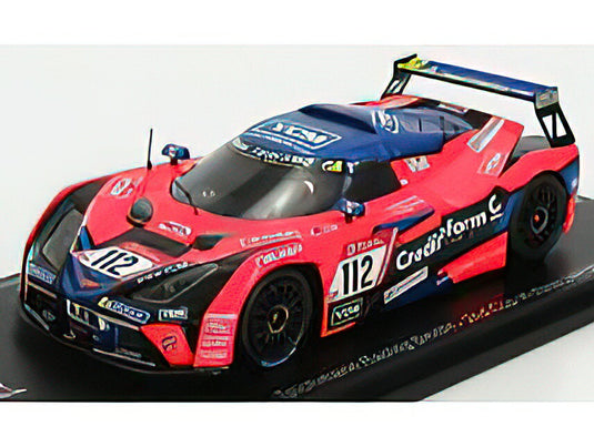 KTM - X-BOW GT4 N 112 TEAM TEICHMANN RACING 2nd CUP-X CLASS 24h NURBURGRING 2019 C.BJORN-HANSEN - C.DUPRE - G.GRIESEMANN - R.VATNE - ORANGE BLACK LIGHT BLUE  /SPARK  1/43 ミニカー